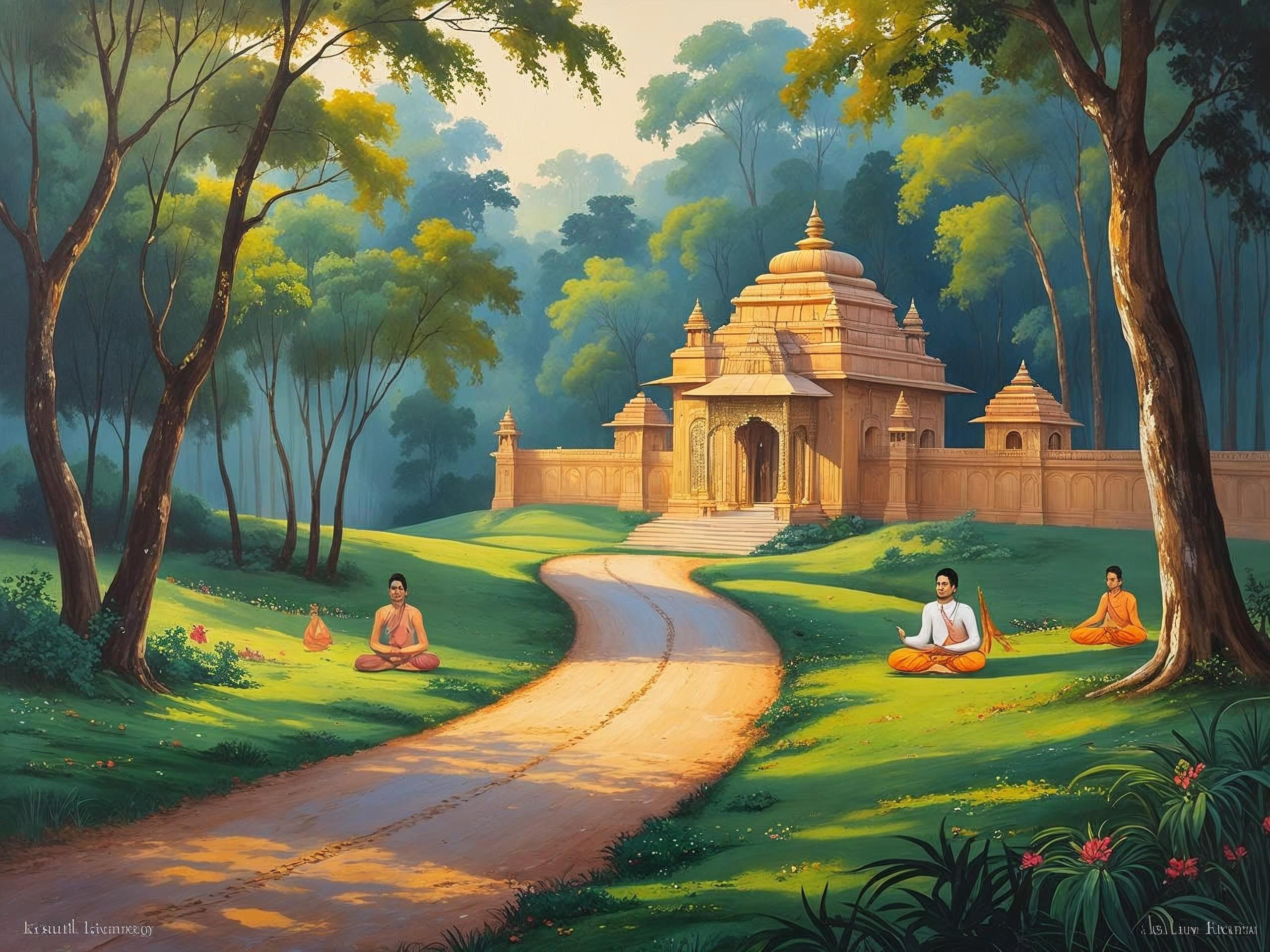 Three Jewels Illustration